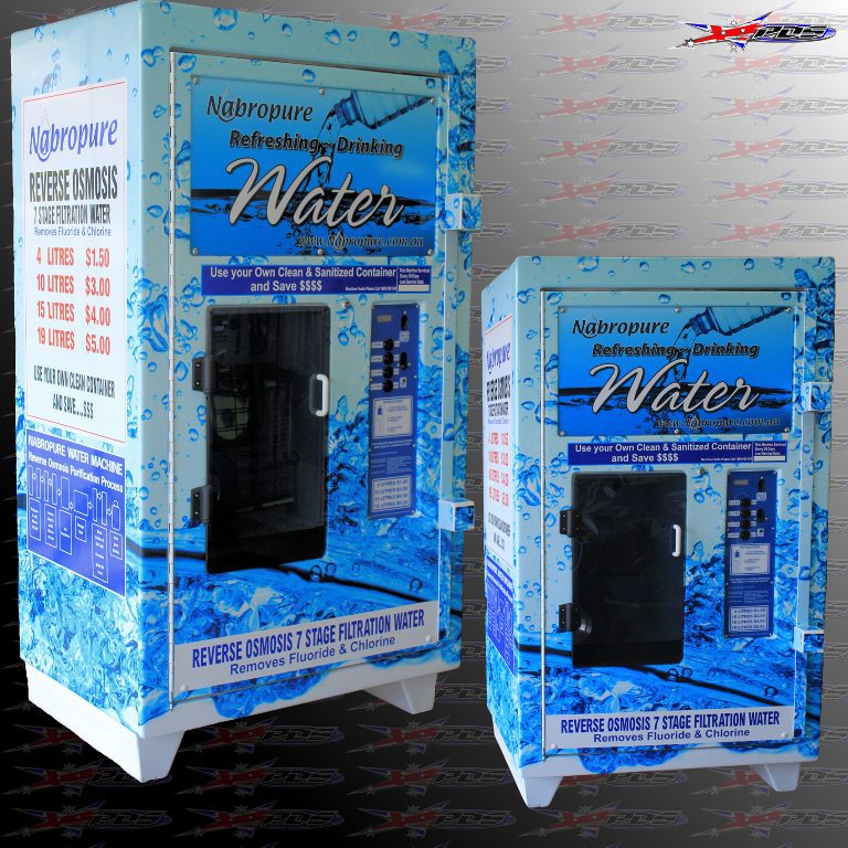 Water Vending Machine Custom Wrap
