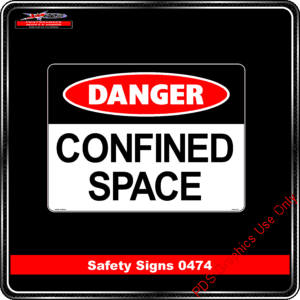 Danger 0474 PDS confined space