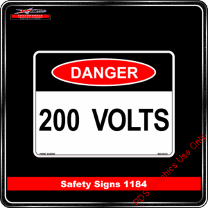 Danger 1184 PDS 200 volts