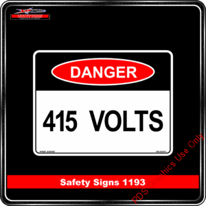 Danger 1193 PDS 415 volts