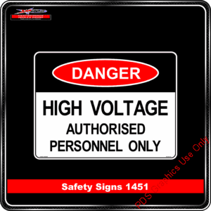 Danger 1451 PDS High Voltage