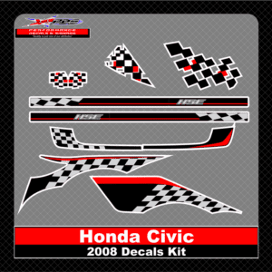 Honda Civic 2008 decals kit