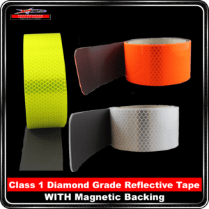 3M Diamond Grade Class 1 Reflective with Magnetic Backing 50mm