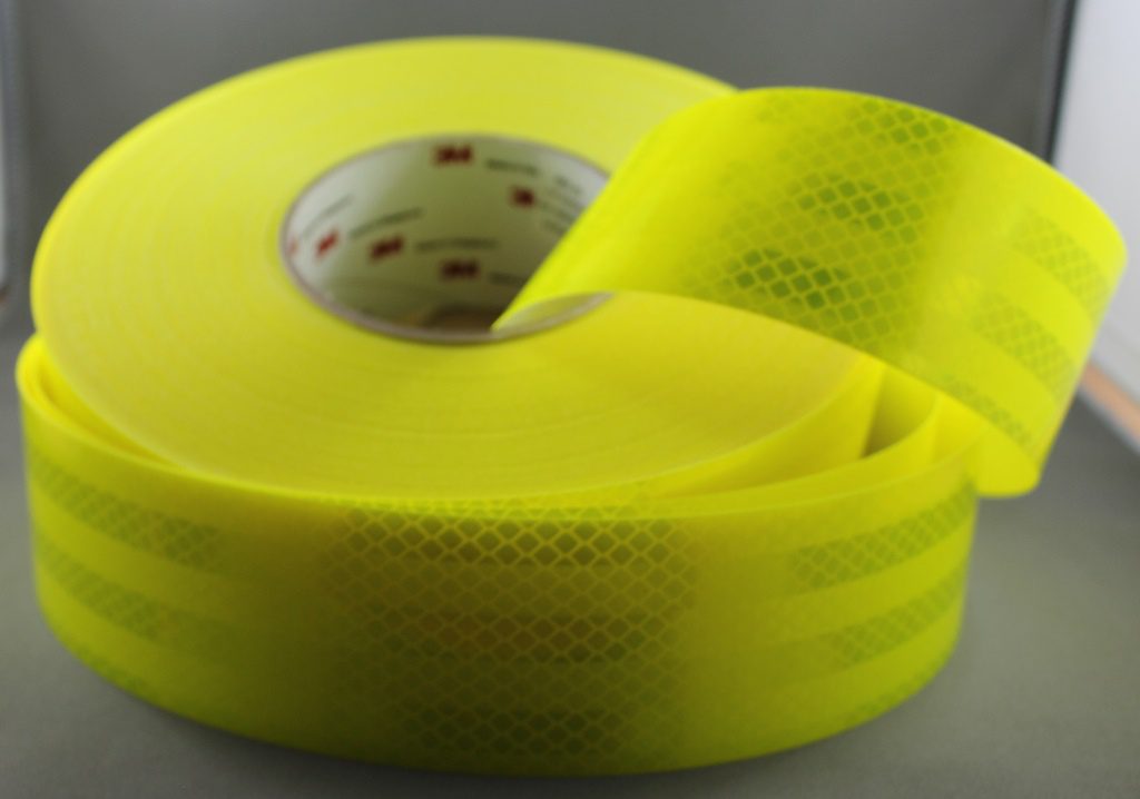 3M Diamond Grade Reflective Tape 983-23 Fluoro Yellow/Green 100mm x 15m 
