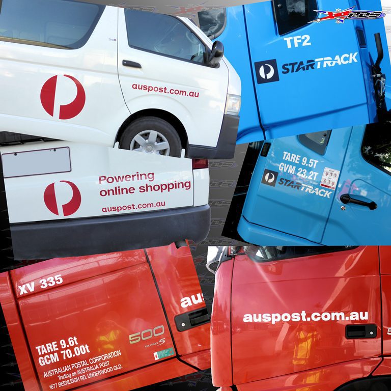 Vehicle Signage - Australia Post & Star Track