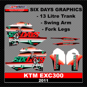 2011 EXC300 - Six Days Graphics