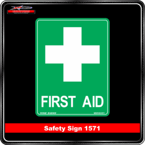 Emergency First Aid (Safety Sign 1571)