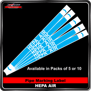 Pipe Marking Label - HEPA Air