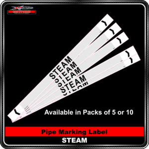 Pipe Marking Label - Steam