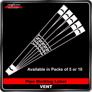 Pipe Marking Label - Vent