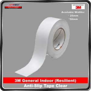 3m general indoor (resilient) anti-slip tape clear