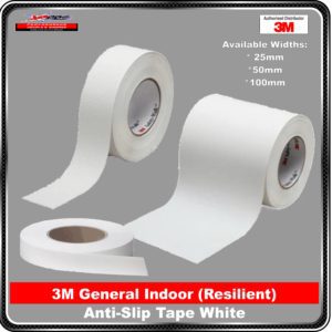 3m general indoor (resilient) anti-slip tape white