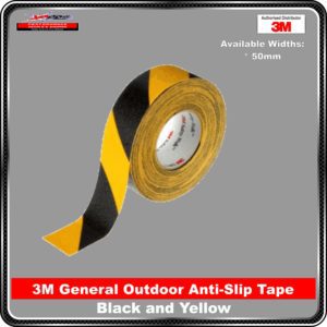 3m general outdoor (resilient) anti-slip tape black and yellow