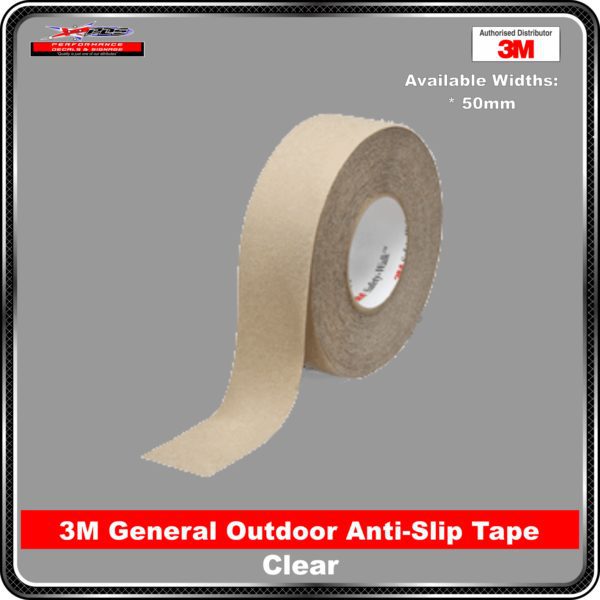 3m general outdoor (resilient) anti-slip tape clear