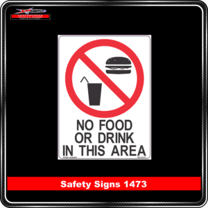 no food or drink in this area