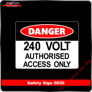 Danger 0656 PDS 240 volts