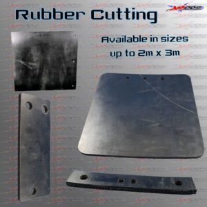 Rubber Cutting Available in Sizes Up To 2m x 3m
