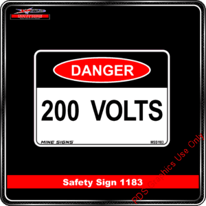 Danger 1183 PDS 200 volts