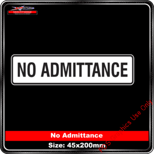 PDS - Backup_of_Product Backgrounds - General Signage - Door Signs - No Admittance