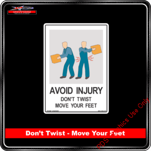Product Backgrounds - Avoid Injury - Dont Twist Move Your Feet