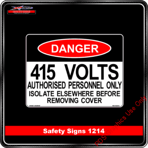 Danger 1214 PDS 415 volts