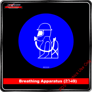 Mandatory Signs - Circles - Breathing Apparatus - 2349