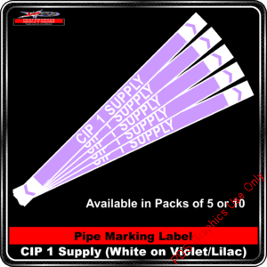 Pipe Markers - CIP 1 Supply