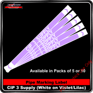 Pipe Markers - CIP 3 Supply