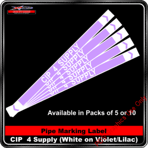 Pipe Markers - CIP 4 Supply