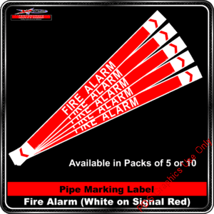 Pipe Markers - Fire Alarm