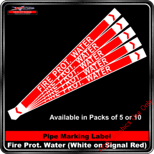 Pipe Markers - Fire Prot Water
