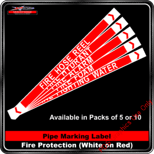 Fire Protection (White on Signal Red)