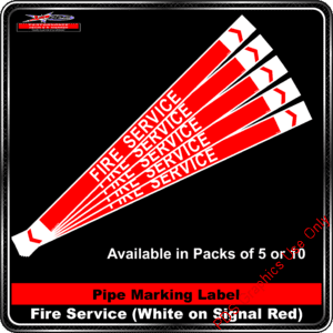 Pipe Markers - Fire Service