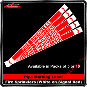 Pipe Markers - Fire Sprinklers