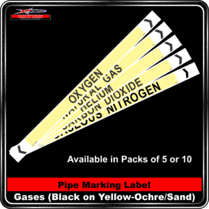 Gases (Black on Yellow-Ochre/Sand)