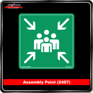 Product Background - Safety Signs - Assembly Point 2467