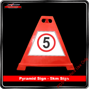 Pyramid Signs - 5km Sign