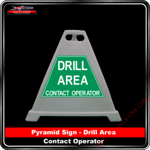 Pyramid Signs - Drill Area Contact Operator