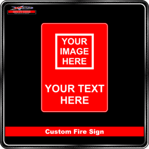 Product Background - Custom Signs - Fire