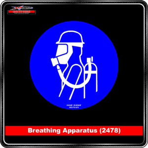 Product Background - Safety Signs - Breathing Apparatus 2478