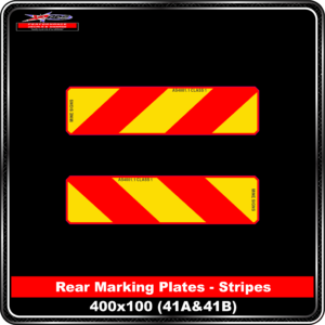 Rear Marking Plates - Stripes 41a and 41b