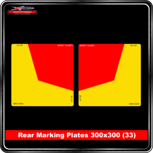 Red Symbol and Yellow Plate - 33