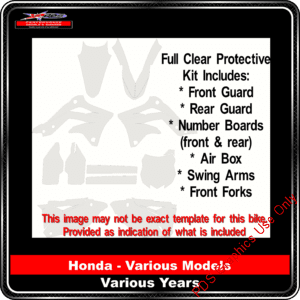 Protective Clears - Honda