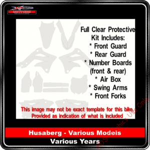Protective Clears - Husaberg