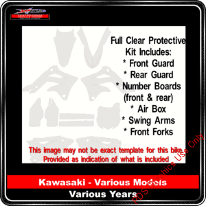 Protective Clears - Kawasaki