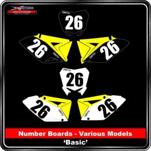 Suzuki Number Boards - Basic Design