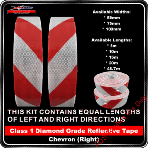 Product Backgrounds - Tape - 3M FYG Tape Red White Chevron KIT