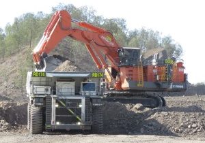 Excavator and Dump Truck